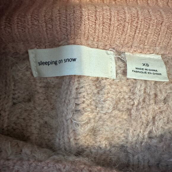 Sleeping on‎ Snow Anthropologie Cable Off Shoulder Sweater XS - Picture 5 of 6